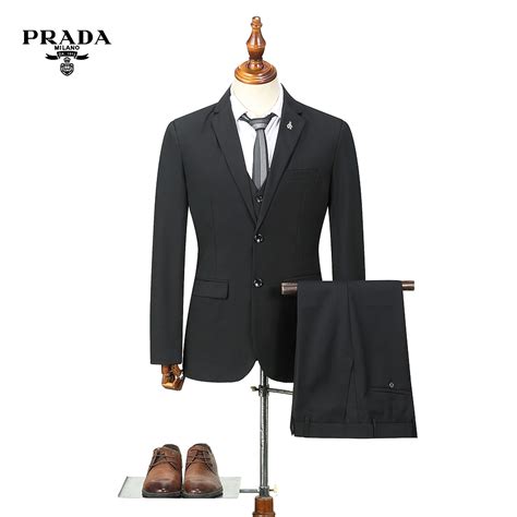 prada 3 piece suit